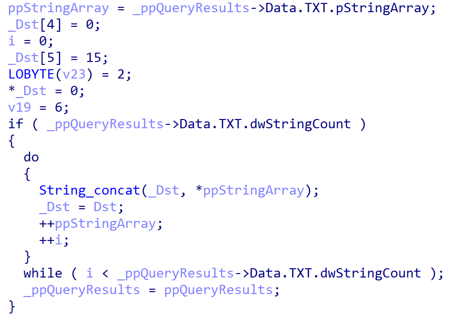 Figure 24. The plugin reads the TXT record Figure 24. The plugin reads the TXT record